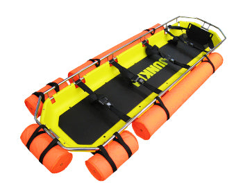 ANS 69F フロート 浮き。バスケットストレッチャー（ANS68、ANS68H、ANS70、ANS70H）に取り付けて使う軽量フロート（浮き）。水難救助等に役立ちます。