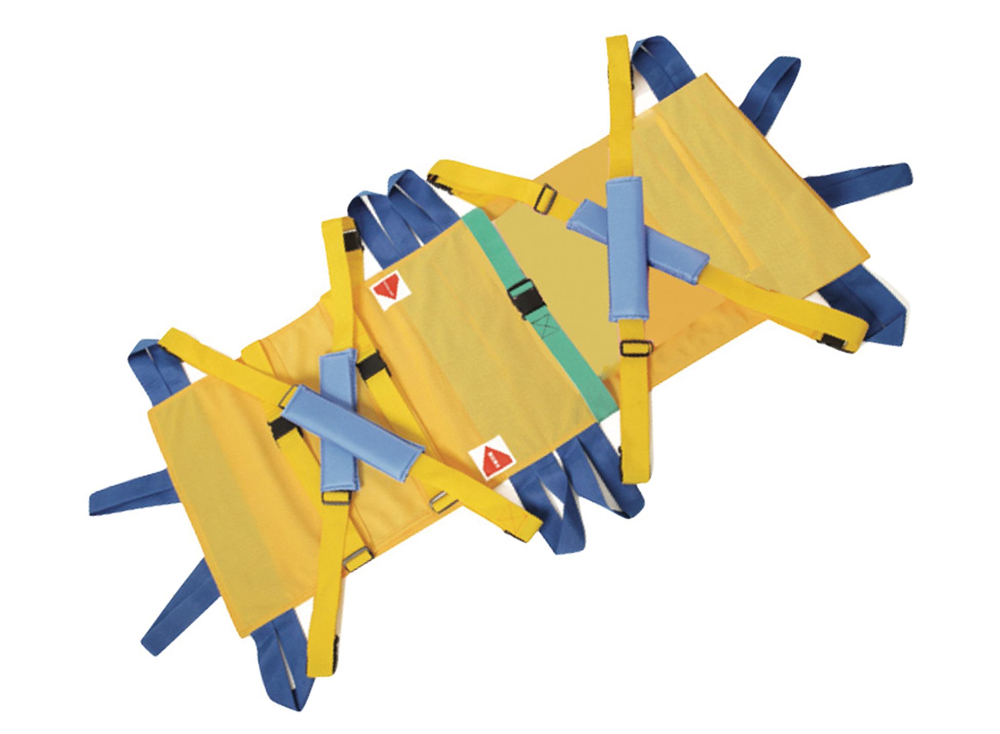 ベルカ DHB-6 入浴担架。撥水加工、メッシュ織で水抜け抜群。寝具から浴槽までかついで入浴できます。ベルトを肩からかけて体全体で担ぐので、楽に搬送。1~6人で搬送できるタイプです。