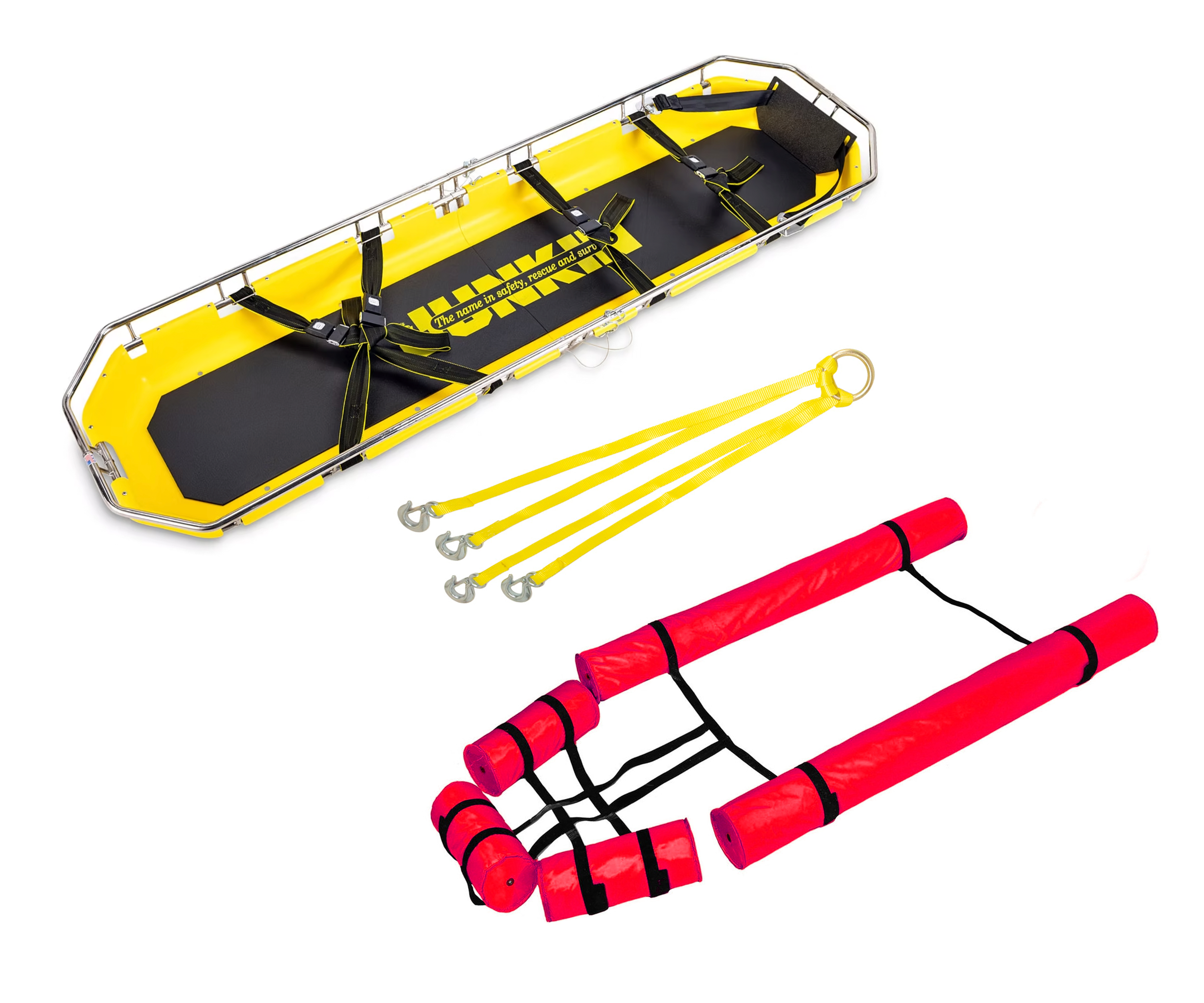 ANS 68H バスケットストレッチャー。バスケットストレッチャー(ANS 68)の2分割タイプ。半分に分けられるので、持ち運びや収納が楽に行えます。