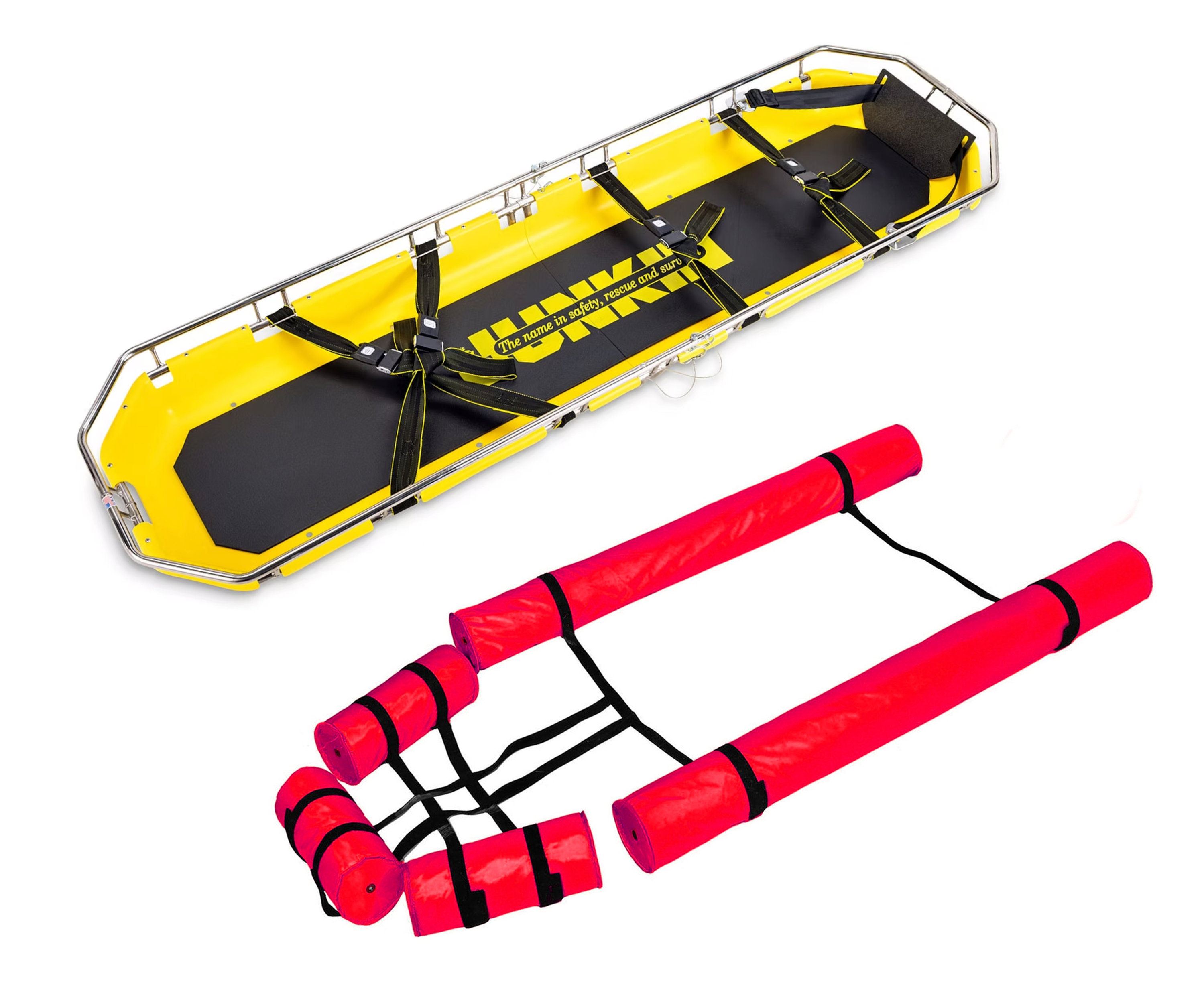 ANS 68H バスケットストレッチャー。バスケットストレッチャー(ANS 68)の2分割タイプ。半分に分けられるので、持ち運びや収納が楽に行えます。