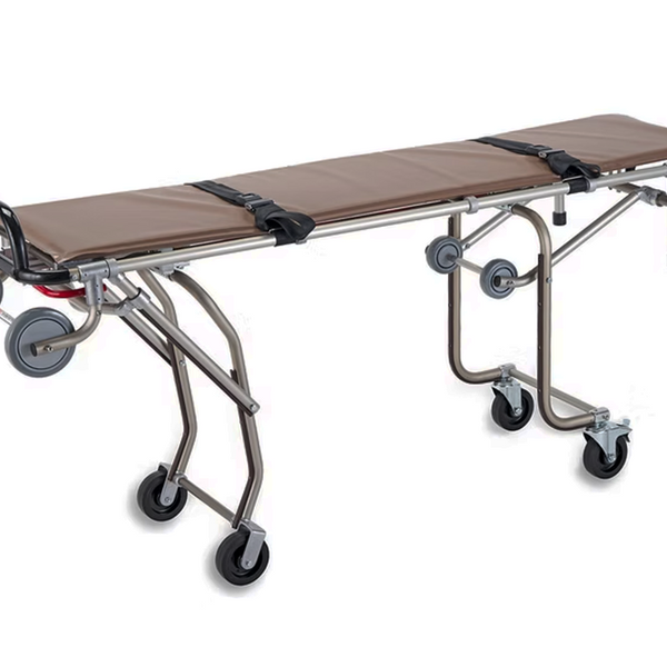 ANS 74 車両搭載用ストレッチャー。車への搬入・搬出が楽に行える