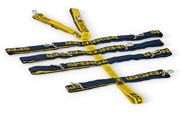 ピン付全身固定ストラップ。体固定用ストラップ。ピンが付いて