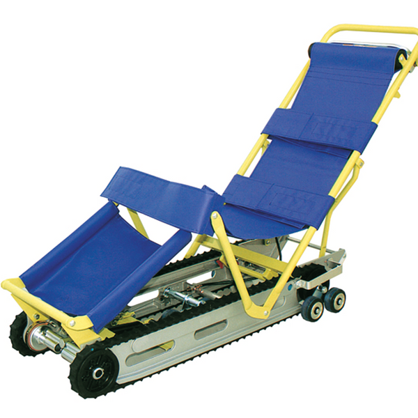 ANS 34 非常用階段避難車。非常時に階段で活躍する降下専用避難器具