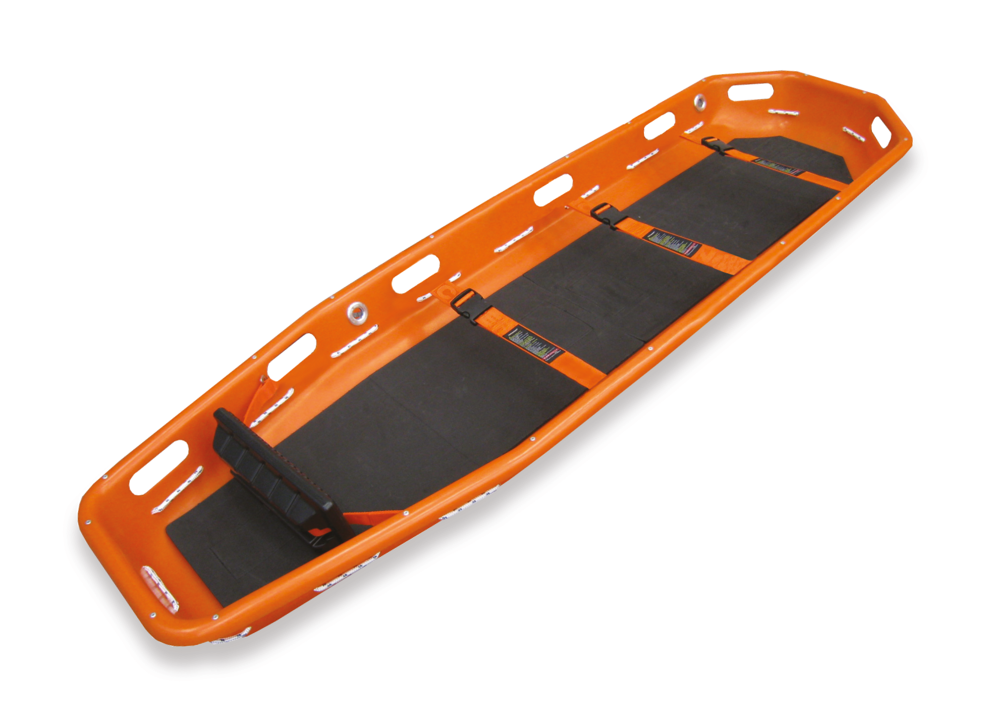 ANS 72 シェル バスケットストレッチャー。あらゆる救助現場で活躍するバスケットストレッチャー。金属の露出を極力抑え、持ち手部分を大口径にする等搬送者にも優しい設計です。