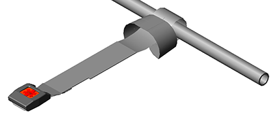 ブラックストラップ（3本セット）。セパレートタイプの担架用ストラップ。1本物と違い、左右に分かれるのでスクープストレッチャーやスパインボード、担架等にあらかじめ装着しておけばいざというとき簡単に使用できます。
