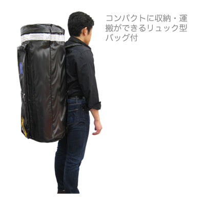 トータル　万能ストレッチャー。多方面で活躍する非常に丈夫な万能担架。水平だけでなく垂直吊り上げも可能なので特に山岳・船舶・建築現場等狭い場所で重宝します。